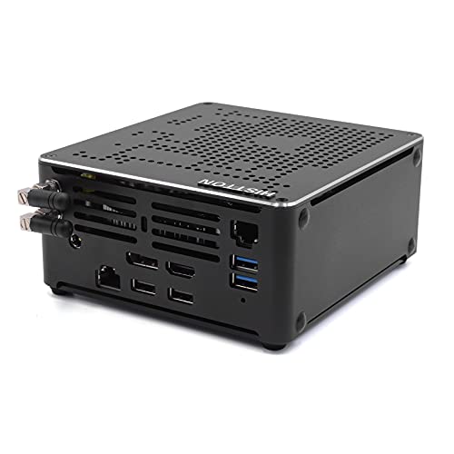 HISTTON Mini-Desktop-Computer, Intel Core i9-10980HK Gaming-Computer mit UHD-Grafik, Windows 11 Pro Mini-PC, DDR4 32GB RAM/256GB NVME SSD, LAN, HDMI 2.0 & DP Ports, Typ C, Dual WiFi/BT 4.2 von HISTTON