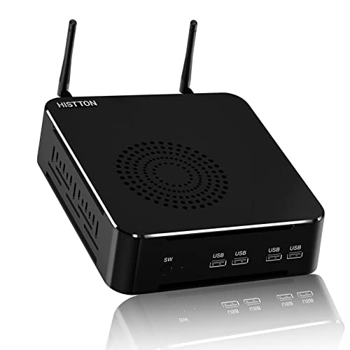 HISTTON Mini Desktop PC, Mini Gaming PC Core i9-11900 Windows 10 Mini Computer, 64 GB DDR4 / 1TB SSD, HDMI 4K, RJ45 LAN, HDMI, Wi-Fi 6, BT 5.1, Mini Desktop Computer, Industrial PC, TPM2.0 von HISTTON