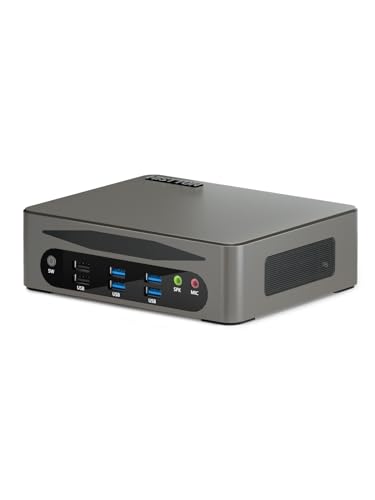 HISTTON Mini PC Windows 11 Pro, Core i5-1340P(up to 4.60GHz) Mini Desktop PC with 16GB RAM 512GB NVME SSD, WiFi6, BT5.2, 4K Triple Display, Support TPM2.0, Wake on LAN, Auto Power on, Mini Computers von HISTTON