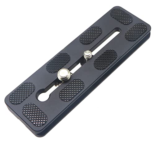 HITHUT 120 mm Universal-Schnellwechsel-QR-Platte mit 6,3 mm und 3,9 cm Befestigungsschraube für Stativhalterung, Kugelkopf, DSLR-Kamera, Arca Swiss kompatibel HITHUT 120 mm Universal-Schnellwechsel-QR-Platte mit 6,3 mm und 3,9 cm Befestigungsschraube für Stativhalterung, Kugelkopf, DSLR-Kamera, Arca Swiss kompatibel von HITHUT