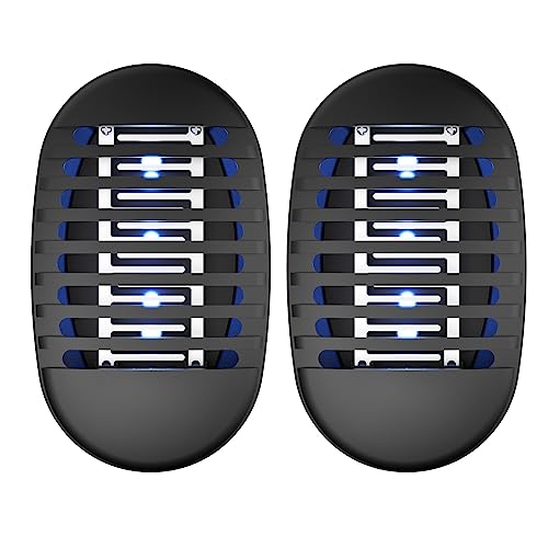 Insektenvernichter Elektrisch, Moskito Killer mit UV-Licht, leistungsstarke elektrische Moskito-Bug-Zapper mit Reinigungsbürste, Moskito-Schädlingsbekämpfung für Haus, Schlafzimmer, Küche, Büro - 2PC Insektenvernichter Elektrisch, Moskito Killer mit UV-Licht, leistungsstarke elektrische Moskito-Bug-Zapper mit Reinigungsbürste, Moskito-Schädlingsbekämpfung für Haus, Schlafzimmer, Küche, Büro - 2PC von HIYAA