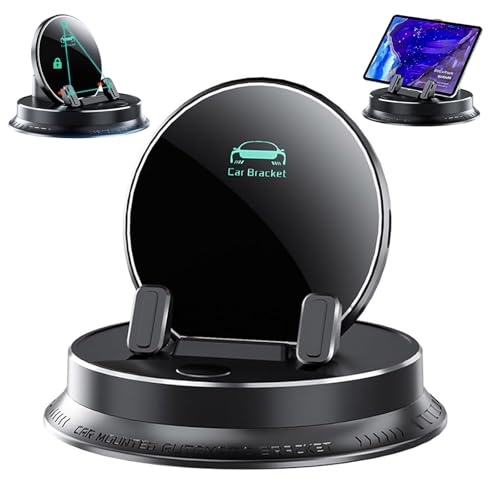 HItianya Multifunktionaler Handyhalter, Deloyye Handy Halterung, 360-Grad-Drehbare Handyhalterung Fürs Armaturenbrett Im Auto, Touch Switch Automatic Sensing, Universal 360 Car Phone Holder (*1) von HItianya
