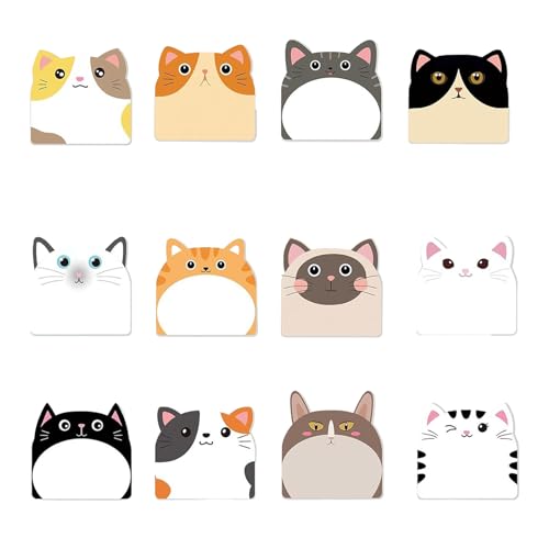 12 Stück Kinder Haftnotizen,Notizzettel,Cute Sticky Notes,Klebezettel,Notizblock Klein,Cartoon Katze Niedliche,Selbstklebende Notizblöcke für SchüLer,Ideal für Büro,Studenten,Kindergeburtstagsgeschenk 12 Stück Kinder Haftnotizen,Notizzettel,Cute Sticky Notes,Klebezettel,Notizblock Klein,Cartoon Katze Niedliche,Selbstklebende Notizblöcke für SchüLer,Ideal für Büro,Studenten,Kindergeburtstagsgeschenk von HJDJBD