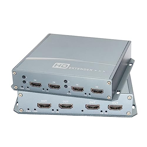 4Ch HDMI Fiber Extender 1080P 60Hz HDMI Optischer Transceiver Konverter Video HD Einzelmodus 20 km LC von HJH4443