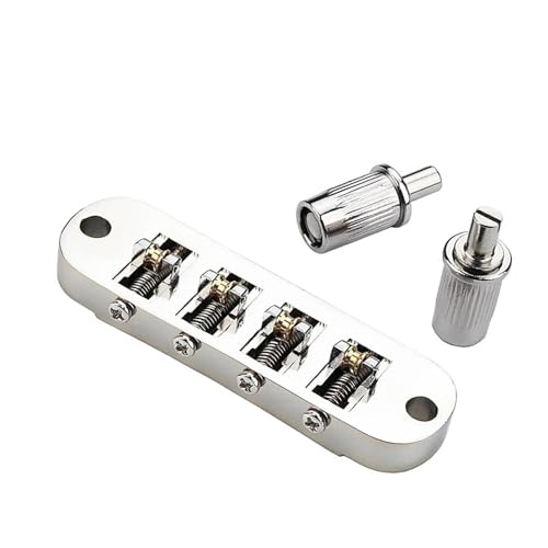 Roller Saddle E-Gitarrenbrücke Für LP/SG 4-saitige Gitarren Ersatzteile für Brücken Roller Saddle E-Gitarrenbrücke Für LP/SG 4-saitige Gitarren Ersatzteile für Brücken von HJKLBGT