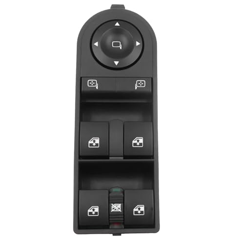 HJLHUIDM Elektrischer Fensterschalter für Auto, elektrischer Hauptschalter vorne links, kompatibel mit Vauxhall Opel Astra 2004-2015 13228699 13215153, Ersatz für Auto von HJLHUIDM