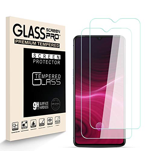 HJX Stücke Schutzfolie für Realme X2 Pro, 9H-Härte Tempered Glass, Anti-Kratzer, Einfache Installation, Anti-Fingerabdruck Displayschutzfolie für Realme X2 Pro [2 Stück] von HJX