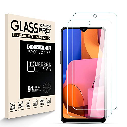 Stücke Schutzfolie für Samsung Galaxy A20S, 9H-Härte Tempered Glass, Anti-Kratzer, Einfache Installation, Anti-Fingerabdruck Displayschutzfolie für Samsung Galaxy A20S [2 Stück] von HJX
