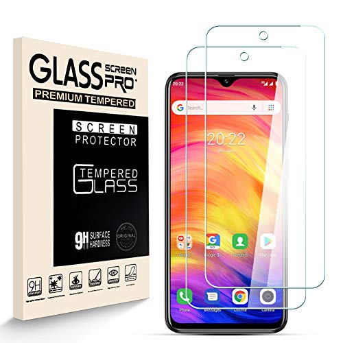 HJX Stücke Schutzfolie für Ulefone Note 7, 9H-Härte Tempered Glass, Anti-Kratzer, Einfache Installation, Anti-Fingerabdruck Displayschutzfolie für Ulefone Note 7 [2 Stück] von HJX