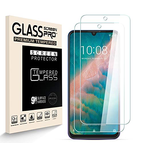 HJX Stücke Schutzfolie für ZTE Smartphone Blade V10, 9H-Härte Tempered Glass, Anti-Kratzer, Einfache Installation, Anti-Fingerabdruck Displayschutzfolie für ZTE Smartphone Blade V10 [2 Stück] von HJX