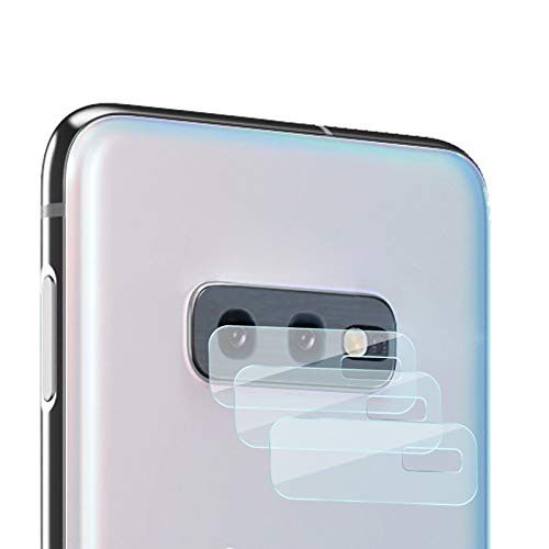 Kamera Stücke Schutzfolie für Samsung Galaxy S10E, Kratzfester, Blasenfrei, 9 Härte HD Transparenz Kamera Objektiv Tempered Glass Displayschutzfolie für Samsung Galaxy S10E [3 Stück] von HJX