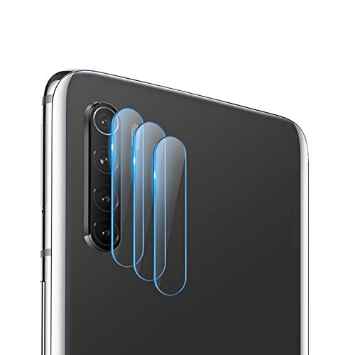 Kamera Stücke Schutzfolie für Xiaomi Redmi Note 8, Kratzfester, Blasenfrei, 9 Härte HD Transparenz Kamera Objektiv Tempered Glass Displayschutzfolie für Xiaomi Redmi Note 8 [3 Stück] von HJX