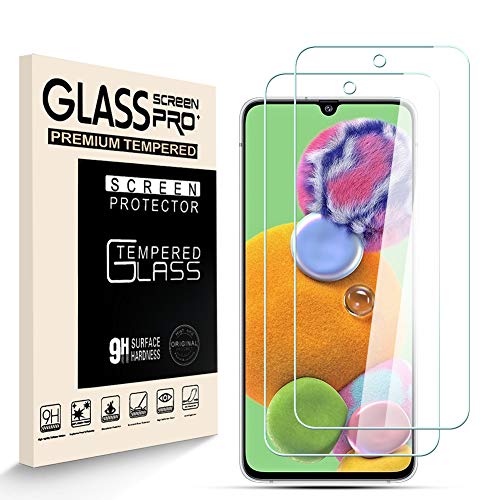 Stücke Schutzfolie für Samsung Galaxy A90 5G, 9H-Härte Tempered Glass, Anti-Kratzer, Einfache Installation, Anti-Fingerabdruck Displayschutzfolie für Samsung Galaxy A90 5G [2 Stück] von HJX
