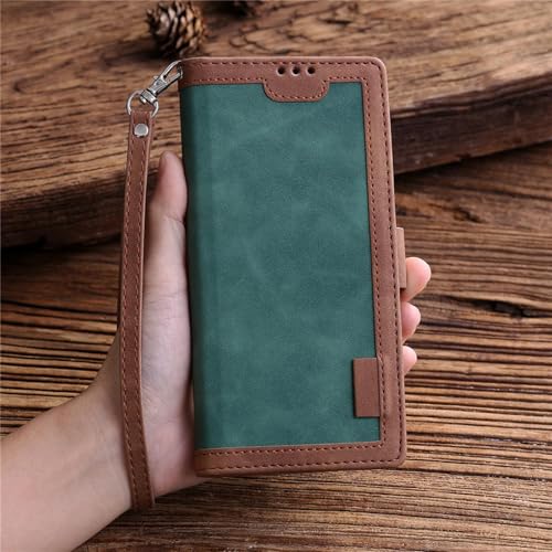 HJZSZX Für Samsung A51 (4G) Ledertasche Brieftaschen-Schutzhülle Handyhülle (Für Samsung A51 (4G)/grün) von HJZSZX