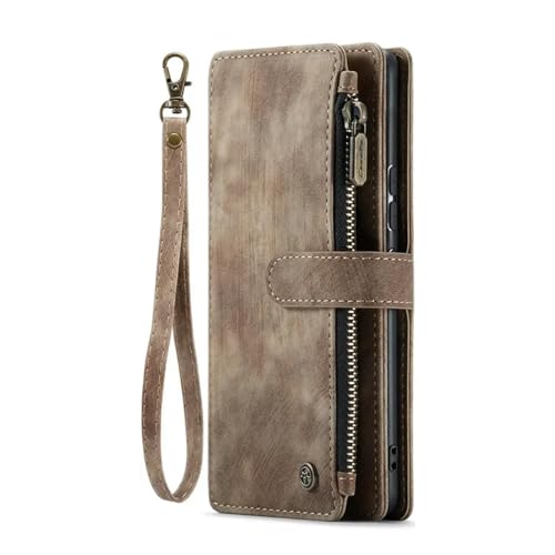 HJZSZX Für Samsung A52S (5G) Leder-Brieftaschen-Telefonhülle (Für Samsung A52S (5G)/Braun) von HJZSZX