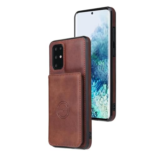 HJZSZX Für Samsung A53 (5G) Flip Leder Handyhülle Brieftasche Kartenfach Abdeckung (Für Samsung A53 (5G)/Kaffee) von HJZSZX
