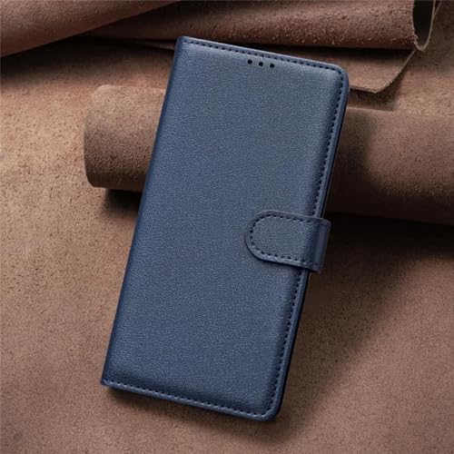 HJZSZX Für Samsung A54 (5G) Magnetische Leder-Brieftaschen-Karten-Telefonhülle (Für Samsung A54 (5G)/Blau) von HJZSZX