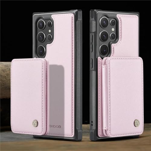 HJZSZX Für Samsung S20 Magnetische Zwei-in-Eins-Leder-Brieftaschen-Karten-Telefonhülle Flip Cover (Für Samsung S20/Roségold) von HJZSZX