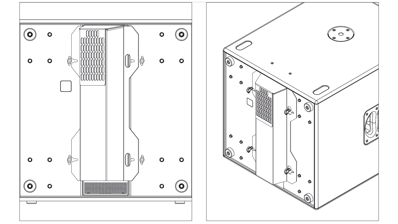 HK Audio Rear Protection Plate for Subwoofer HK Audio Rear Protection Plate for Subwoofer von HK Audio