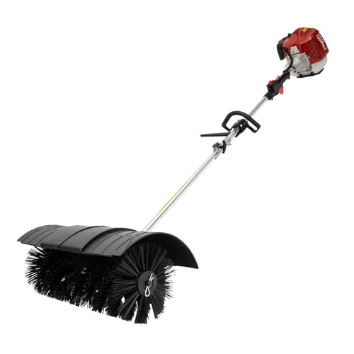 52CC Benzin Handheld Kehrmaschine, 1.7HP 2-Takt Motorbesen Benzin mit Klappe, Abnehmbare Benzinmotor Power Besen, Bürstenreiniger Hochleistungsreiniger für Rasen Gehwege Boulevard Garten Rasen Schnee 52CC Benzin Handheld Kehrmaschine, 1.7HP 2-Takt Motorbesen Benzin mit Klappe, Abnehmbare Benzinmotor Power Besen, Bürstenreiniger Hochleistungsreiniger für Rasen Gehwege Boulevard Garten Rasen Schnee von HKDAZZLYN