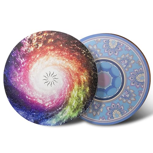 14-Zoll Stream Drum, Sound Healing Wave Drum, Sternenhimmel Farbmuster + Blumenmuster, Für Yoga Meditation, Angenehme Sound Release Druck 14-Zoll Stream Drum, Sound Healing Wave Drum, Sternenhimmel Farbmuster + Blumenmuster, Für Yoga Meditation, Angenehme Sound Release Druck von HKFGSHOP