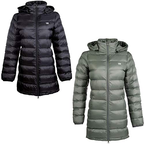 HKM 10071 Steppjacke Victoria, Damen Damenjacke Damensteppjacke Gefüttert schwarz, M von HKM