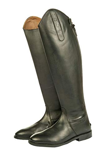 HKM 6549 Reitstiefel Italy, Normal/Extra Weit, Lederrreitstiefel, Schwarz, 38 von HKM