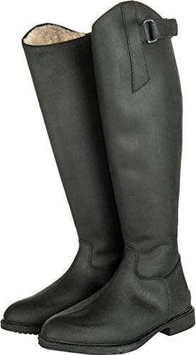 HKM 7579 Reitstiefel Flex Country, Gefüttert, Unisex Standardlänge/-weite, schwarz, 40 von HKM