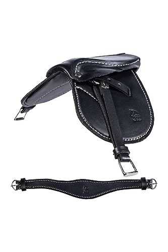HKM Cuddle Pony Sattel Schwarz Einheitsgröße von HKM