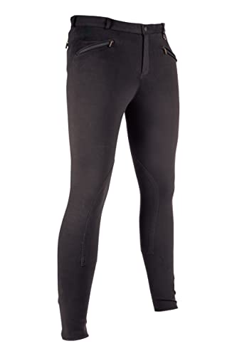 HKM Erwachsene Herren-Reithose-Basic-9100 schwarz56 Hose, 9100 schwarz, 56 von HKM