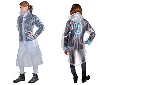 HKM 8243 Regenmantel, Reitregenmantel Seitenschlitz Unisex Kinder 152 von HKM