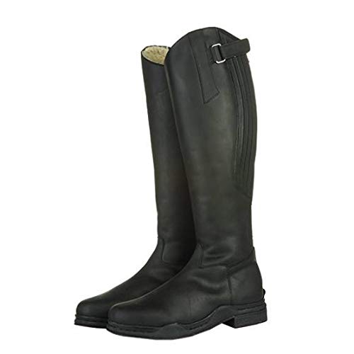 HKM Erwachsene Reitstiefel -Country Arctic-, Standardlänge/-weite9100 Hose, 9100 schwarz, 36 von HKM