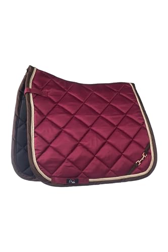 HKM Golden Gate Bit Schabracke, Dunkelrot, Dressur Größe, 746532000145_Dark Red_One Size HKM Golden Gate Bit Schabracke, Dunkelrot, Dressur Größe, 746532000145_Dark Red_One Size von HKM
