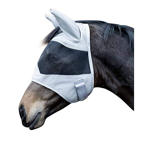 HKM New Mexiko Fliegenschutzmaske mit Ohren, Grau, L Größe von HKM