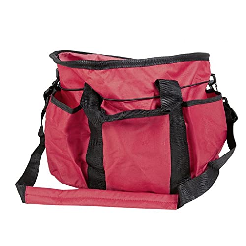 HKM Pferde-Putzzeug-6449 rot One Size, 24 x 20,8 x 12,4 cm von HKM