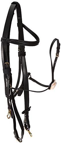 HKM Reittrense -Mexican Style- mit Lammfellpolster, Warmblut, schwarz von HKM