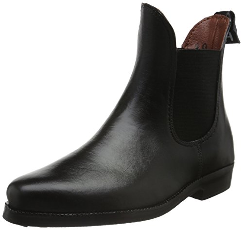 HKM Unisex Kinder 5300 Soft/Weit, Elastikeinsatz Gummistiefelette, 28-46 Jodhpurgummistiefel, 9100 Schwarz, 30 EU Weit von HKM