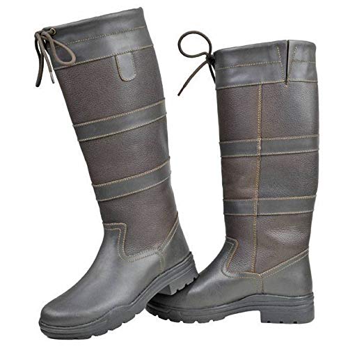 HKM Unisex Mode Belmond Reitstiefel, Dunkelbraun, 41 EU HKM Unisex Mode Belmond Reitstiefel, Dunkelbraun, 41 EU von HKM
