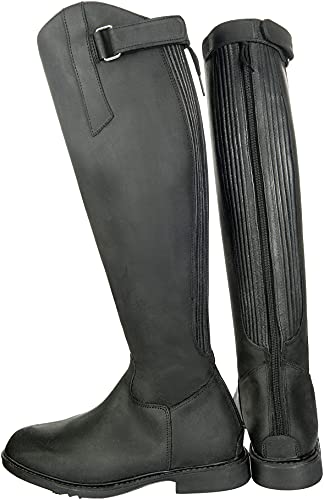 HKM Unisex Rijlaarzen -Flex Country-, kort/normale breedte9100 Reitstiefel, Schwarz, 46 EU von HKM