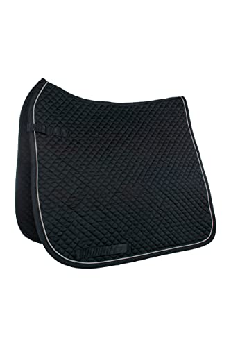Hkm Hkm 4000315738267 Schabracke, Klein Gesteppt, Dressur9171 Schwarz/Silberpony von HKM