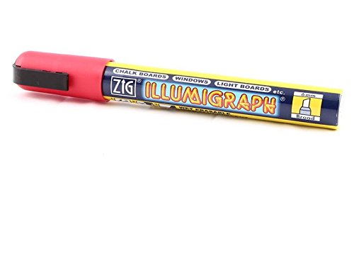 ZIG Kreidemarker Illumigraph 5mm - 5 wasserlösliche Marker rot ZIG Kreidemarker Illumigraph 5mm - 5 wasserlösliche Marker rot von HKR-Welt