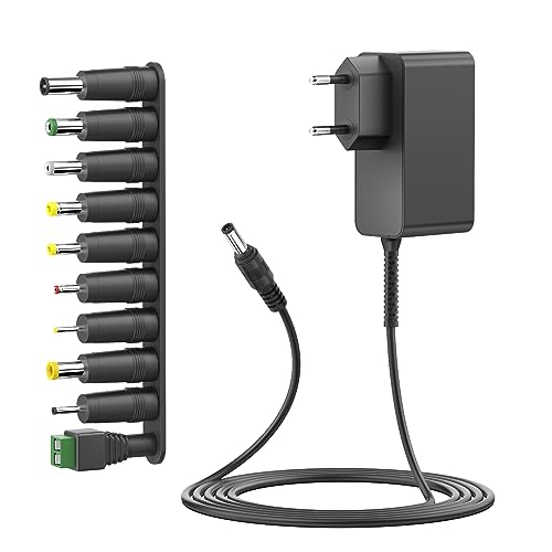 HKY 12V 2,5A Netzteil für FritzBox Scanner Router Externe Festplatte LED Strip Lautsprecher IP Kamera WLAN Router Echo Dot und Echo Show 5, Echo Dot (3./4. Gen.), Echo Show 5, Echo Spot, Fire TV Cube HKY 12V 2,5A Netzteil für FritzBox Scanner Router Externe Festplatte LED Strip Lautsprecher IP Kamera WLAN Router Echo Dot und Echo Show 5, Echo Dot (3./4. Gen.), Echo Show 5, Echo Spot, Fire TV Cube von HKY