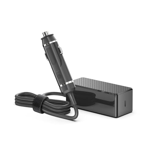 HKY 12V-24V Fahrzeug 2M 140W USB C KFZ Ladegerät GaN Ⅲ Auto Ladegerät PD3.1 Adapter für Huawei Matebook X Pro, Redmi Book Pro 16 2024, Lenovo Thinkpad Thinkbook 16p 2024, Delta ADP-140A BB HKY 12V-24V Fahrzeug 2M 140W USB C KFZ Ladegerät GaN Ⅲ Auto Ladegerät PD3.1 Adapter für Huawei Matebook X Pro, Redmi Book Pro 16 2024, Lenovo Thinkpad Thinkbook 16p 2024, Delta ADP-140A BB von HKY