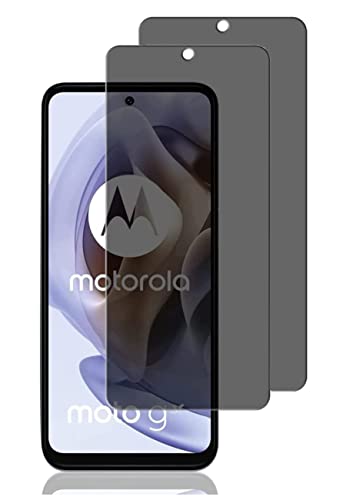 2 Stück Sichtschutz für Motorola Moto G51/ Moto G200 5G - Anti-Spy Sichtschutzfolie 9H Härte, Anti-Spähen Privatsphäre Schutzfolie,Gehärtetes Glas Folie Blickschutzfolie, Privacy Screen mit Anti Spy von HKess