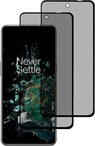 2 Stück Sichtschutz für OnePlus 10T - Anti-Spy Sichtschutzfolie 9H Härte, Anti-Spähen Privatsphäre Schutzfolie,Gehärtetes Glas Folie Blickschutzfolie, Privacy Screen mit Anti Spy, Kratzfest von HKess