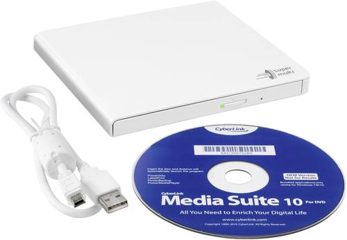 HL Data Storage GP57EW40.AHLE10B DVD-Brenner Extern Retail USB 2.0 Weiß von HL Data Storage