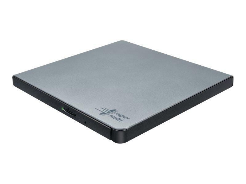 HL Data Storage externer DVD-Brenner Slim Portable silber von HL Data Storage