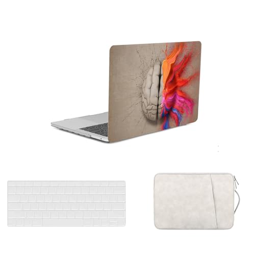 HLAAJJX Hülle Case für Neues MacBook Air 13,6 Zoll M2 M3 Retina Display & Touch ID A2681 A3113 2024 2022, Plastik Hartschale Schutzhülle & Tastaturschutz &Tasche,Gehirn HLAAJJX Hülle Case für Neues MacBook Air 13,6 Zoll M2 M3 Retina Display & Touch ID A2681 A3113 2024 2022, Plastik Hartschale Schutzhülle & Tastaturschutz &Tasche,Gehirn von HLAAJJX
