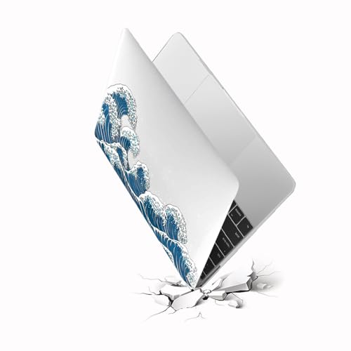 HLAAJJX Hülle Tasche für MacBook Pro 13 Zoll M2 M1 2022-2016 Freigabe A1706 A1708 A1989 A2159 A2251 A2289 A2338,Matt Gefrostet Plastik Notebook Schutzhülle Case,Meereswelle HLAAJJX Hülle Tasche für MacBook Pro 13 Zoll M2 M1 2022-2016 Freigabe A1706 A1708 A1989 A2159 A2251 A2289 A2338,Matt Gefrostet Plastik Notebook Schutzhülle Case,Meereswelle von HLAAJJX