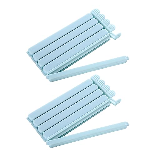 10 Stück Verpackungs-Verschlussklammern, Lebensmittelaufbewahrungsbeutel, Clips, wiederverwendbare Lebensmittelbeutel-Clips, bunte Beutel-Verschlussclip für Reisen 10 Stück Verpackungs-Verschlussklammern, Lebensmittelaufbewahrungsbeutel, Clips, wiederverwendbare Lebensmittelbeutel-Clips, bunte Beutel-Verschlussclip für Reisen von HLBEST